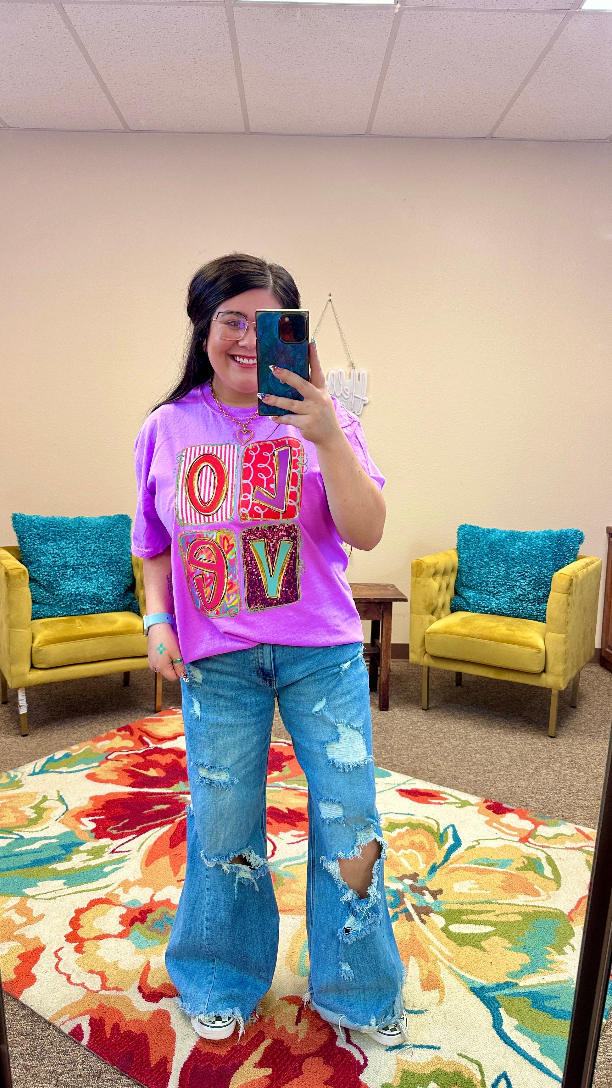 Love Blocks Graphic T-Shirt