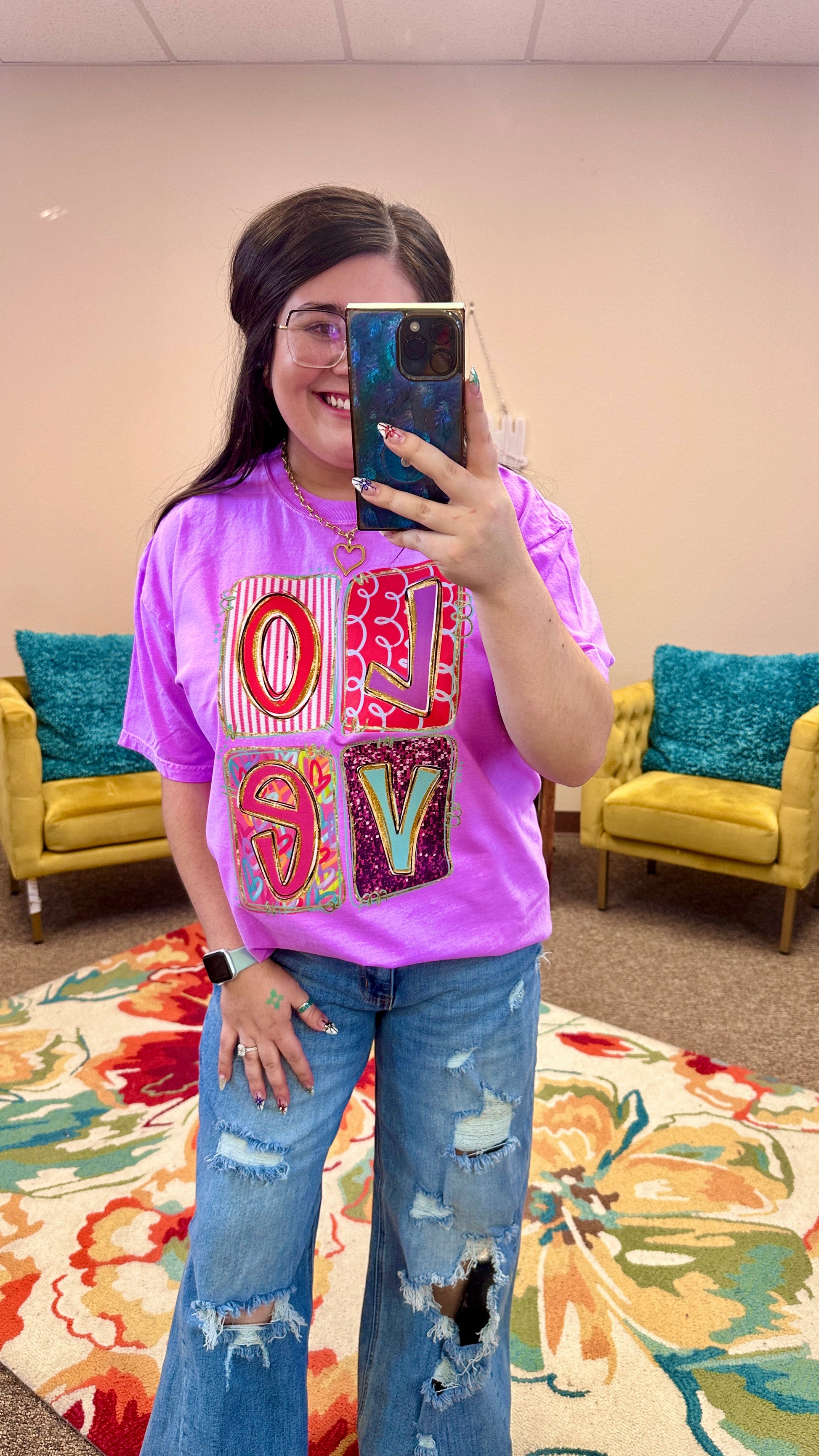 Love Blocks Graphic T-Shirt