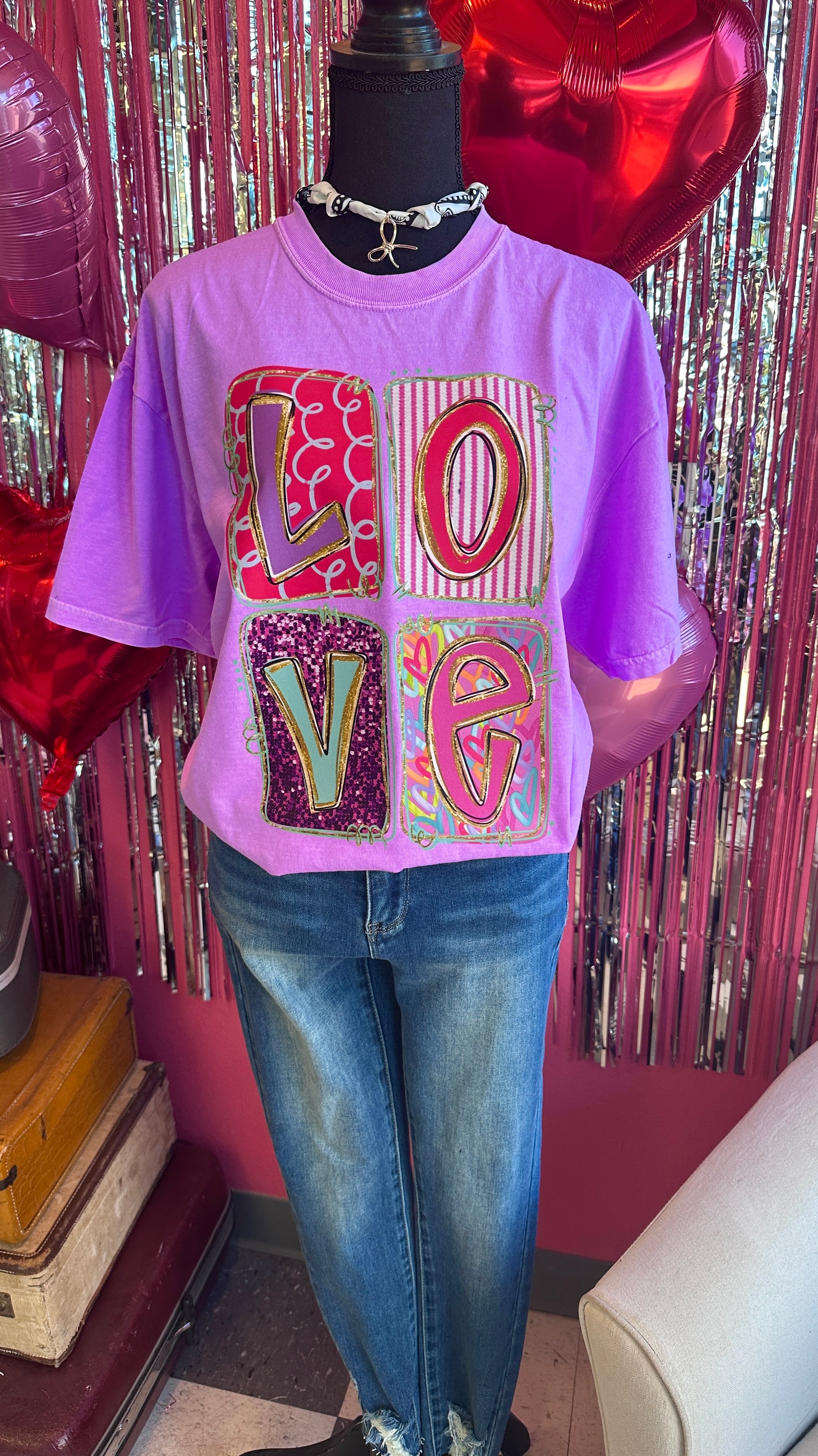 Love Blocks Graphic T-Shirt