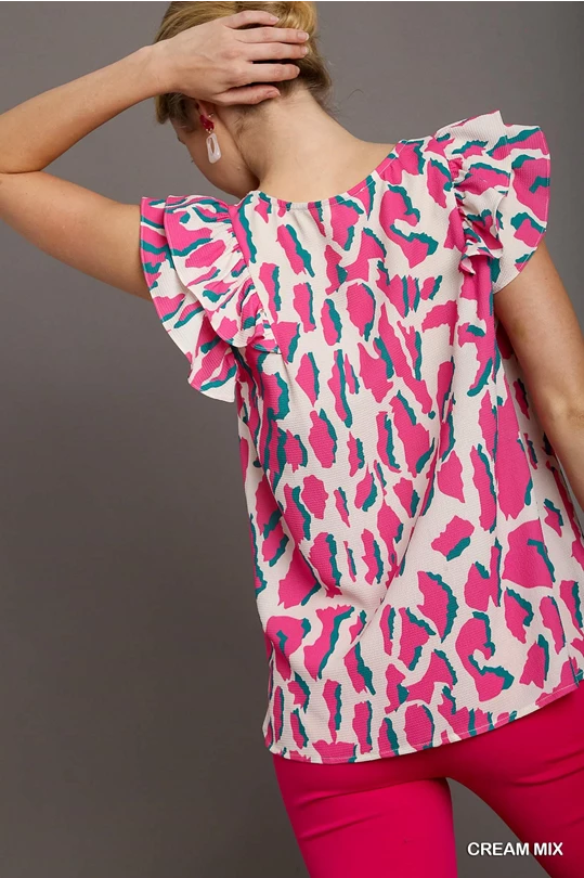 Big Feelings Abstract Blouse