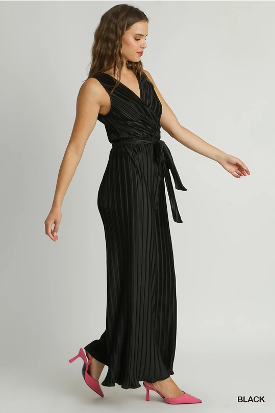 Table For Two Pleated Jumpsuit