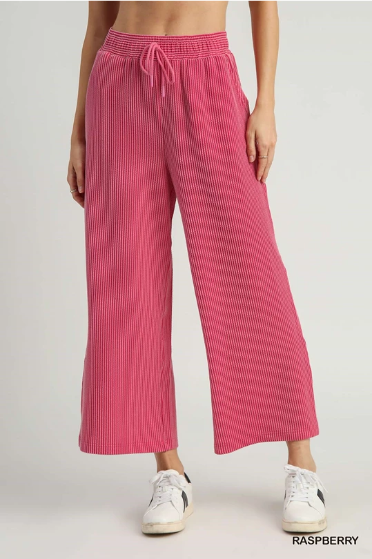 Lazy Day Textured Knit Pants - 3 Colors!