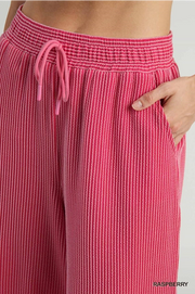 Lazy Day Textured Knit Pants - 3 Colors!