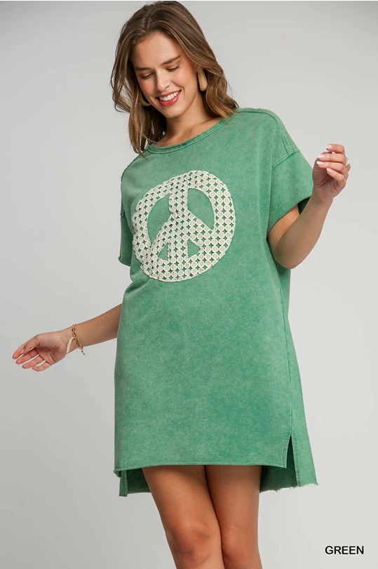 Peace Out Girl Scout T-Shirt Dress