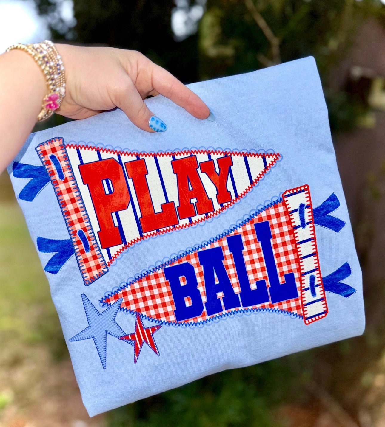 Play Ball Baseball Graphic T-Shirt