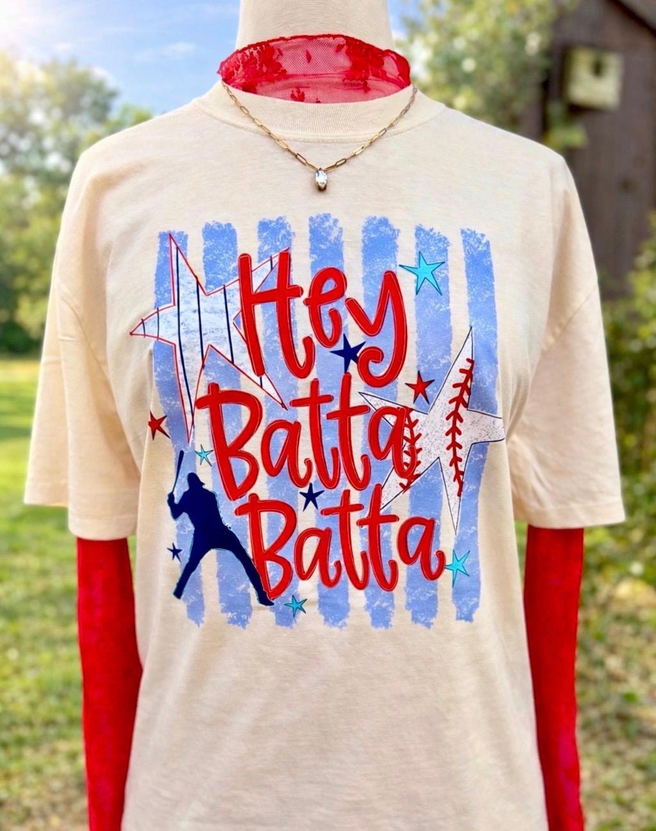 Hey Batta Batta Graphic T-Shirt