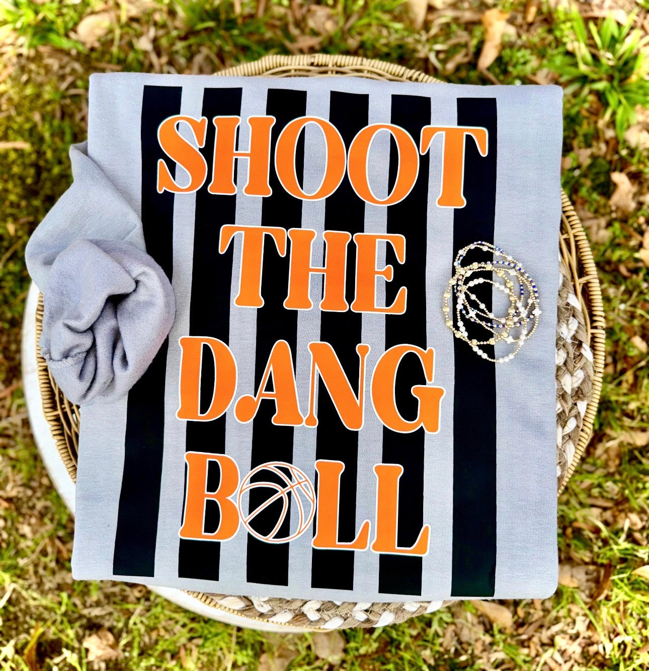 Shoot The Dang Ball Basketball Graphic T-Shirt or Sweatshirt