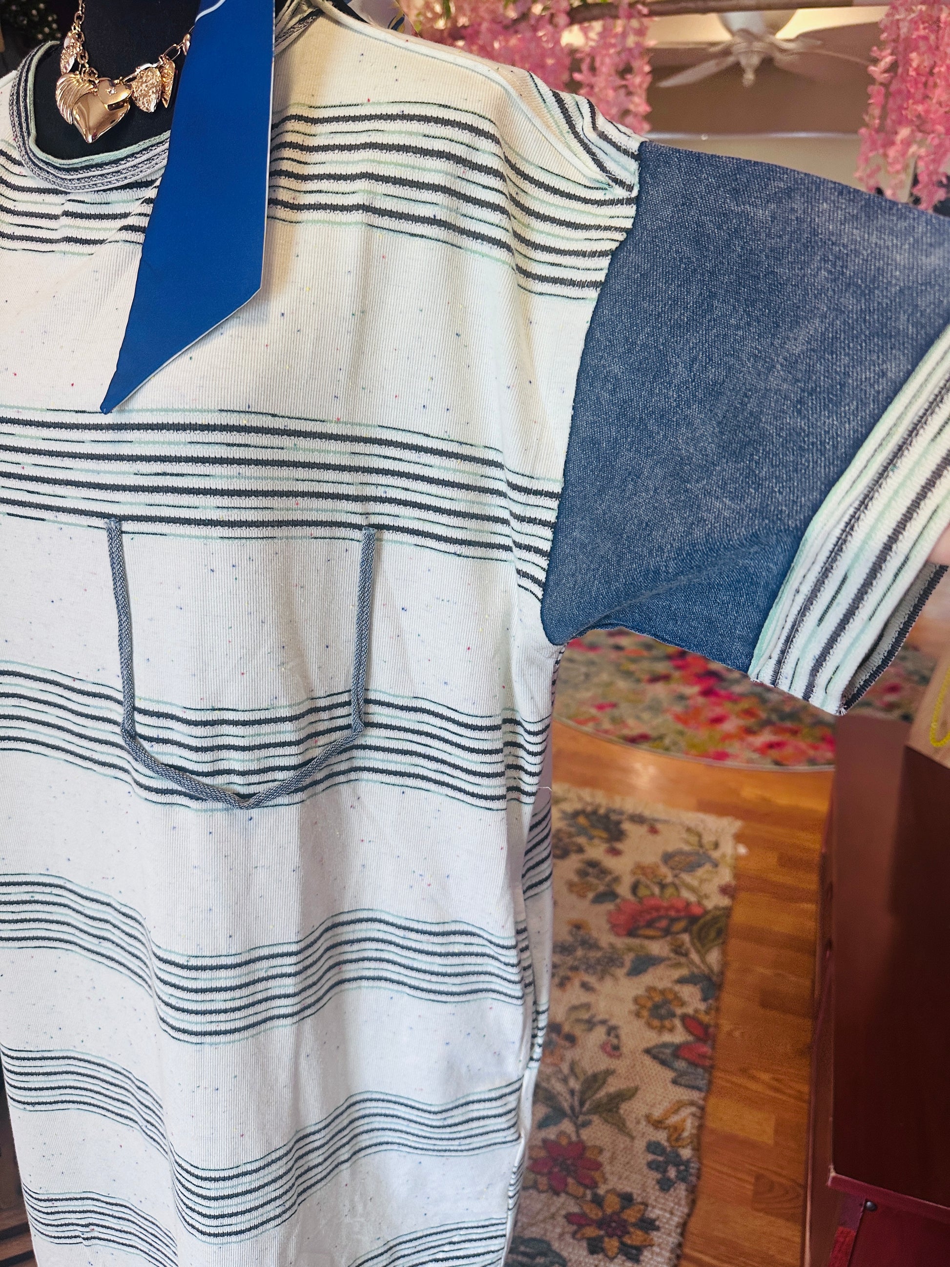 Meet Me At Sunset Melangie Stripe Knit Dress