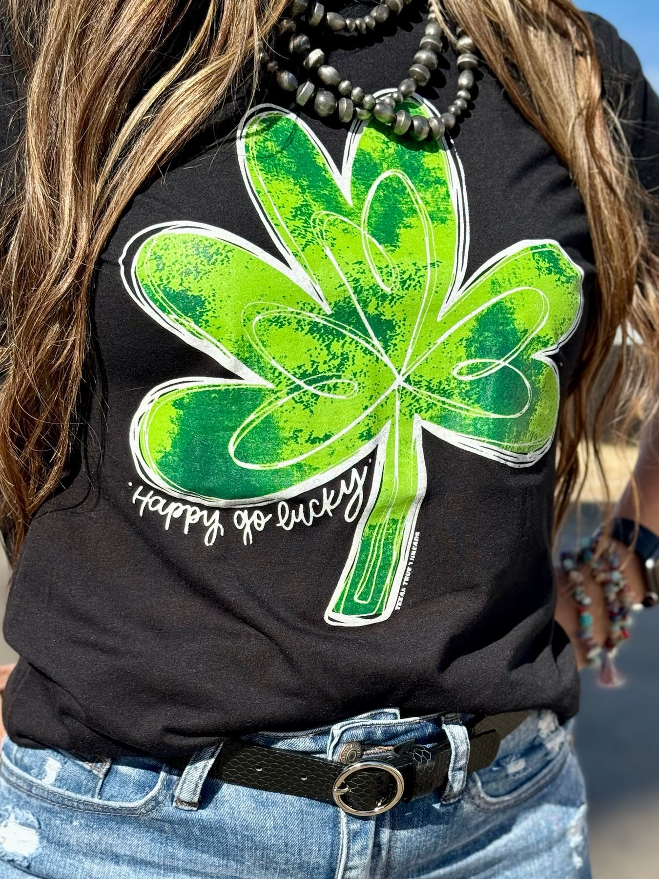 Happy Go Lucky Texas True Tee