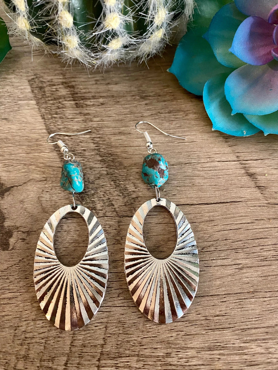 Jacy Turquoise Earrings