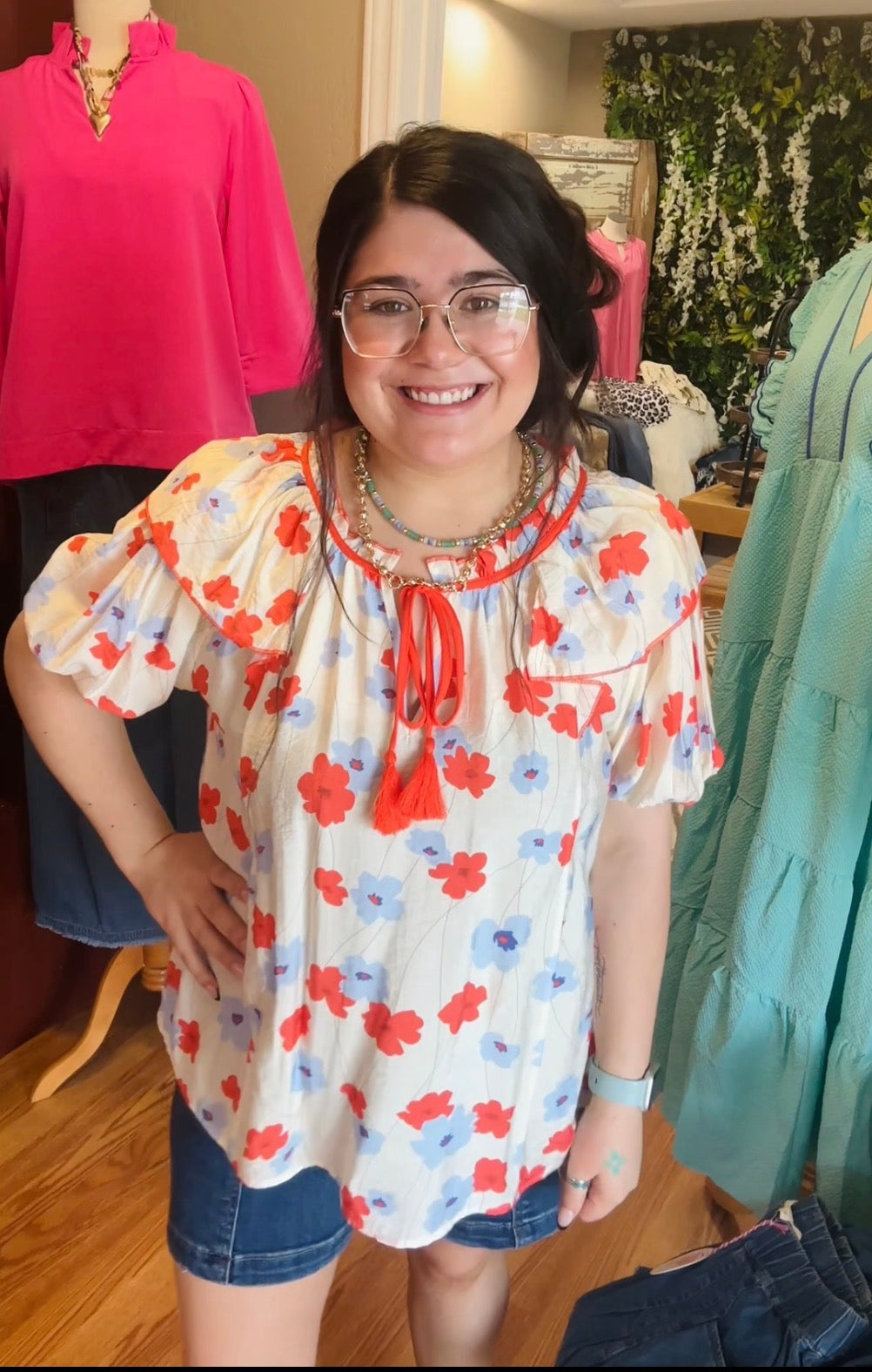 Put You First Floral Blouse