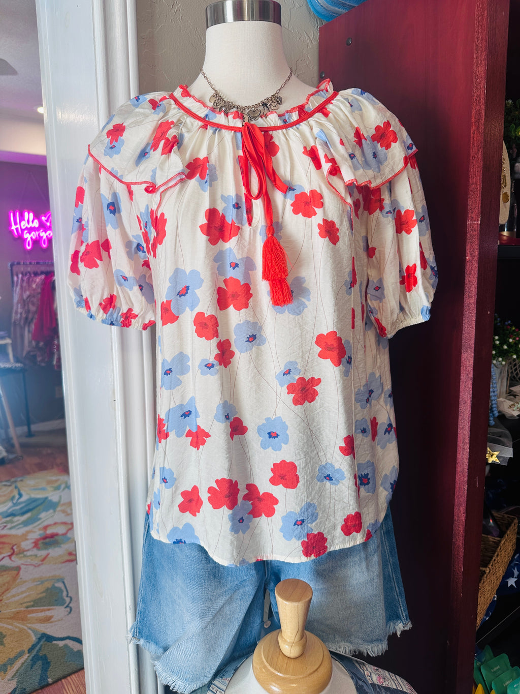 Put You First Floral Blouse