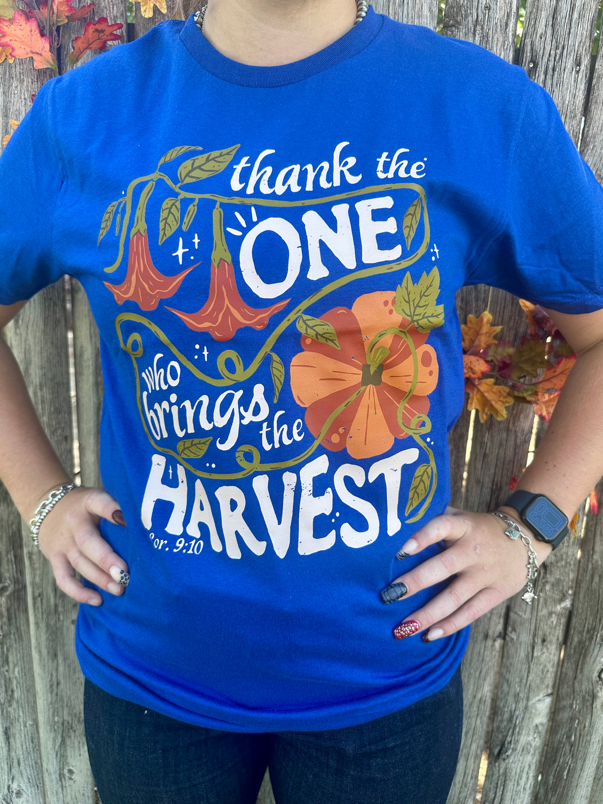 Thank The One Who Brings The Harvest Graphic T-Shirt