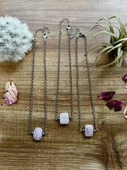 Kunzite Chain Necklace