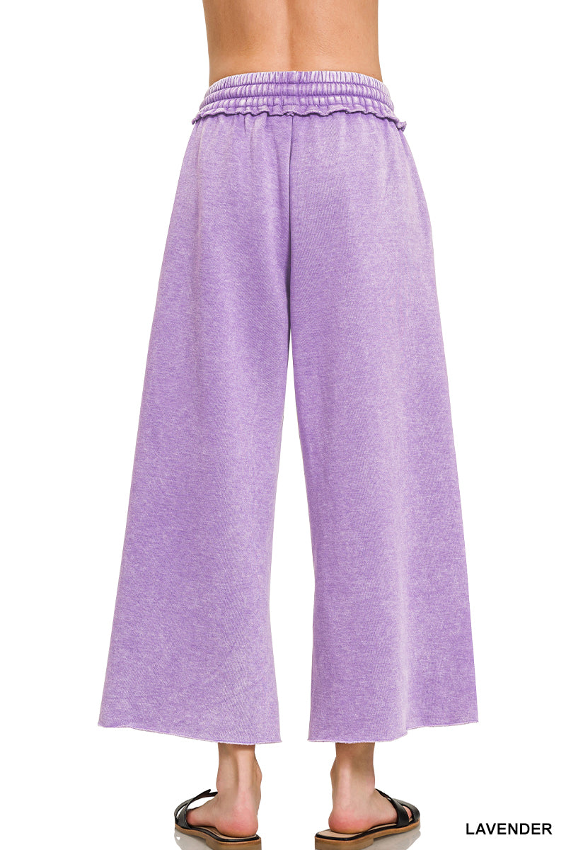 Jordan Acid Wash Palazzo Sweatpants - Multiple Colors!