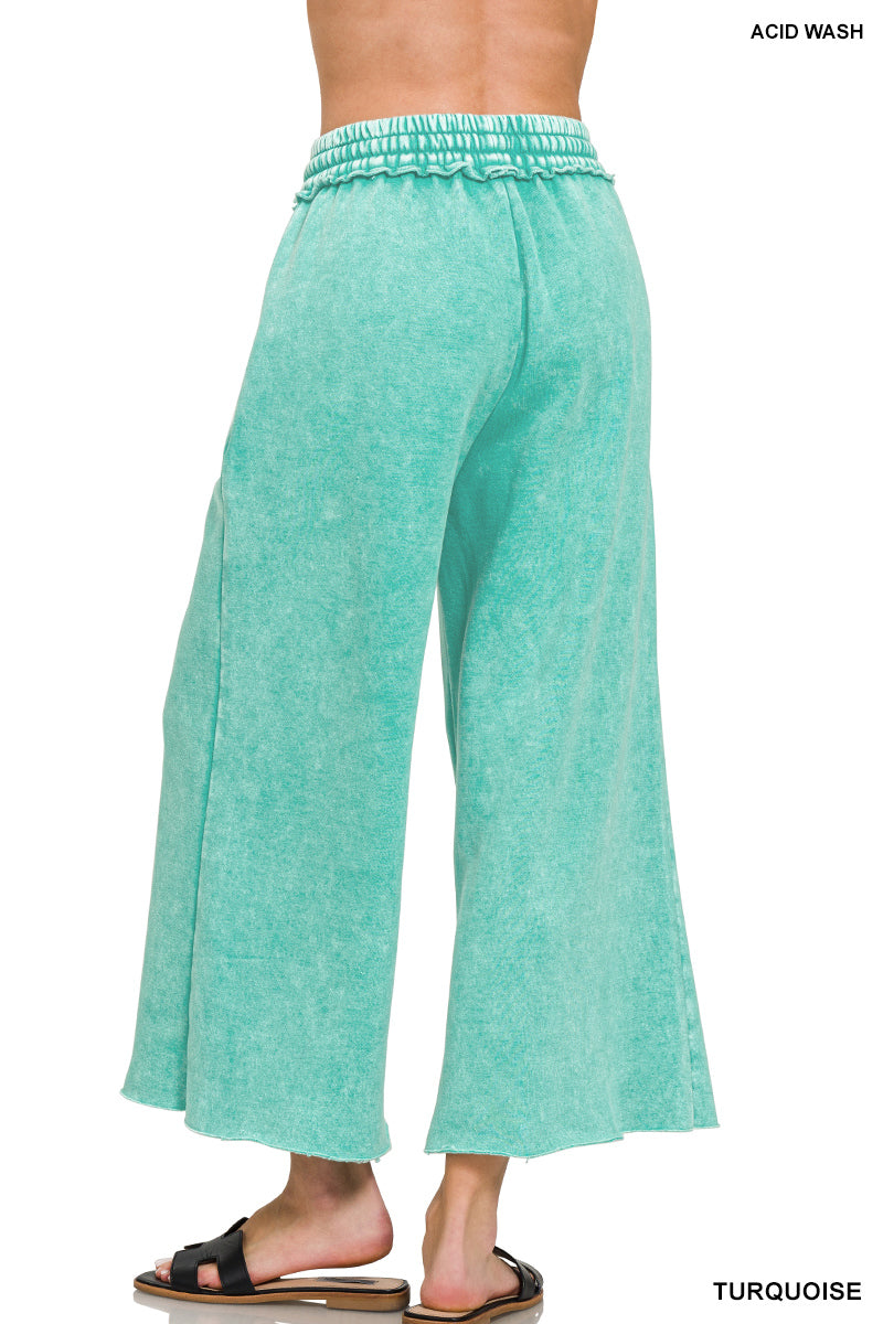 Jordan Acid Wash Palazzo Sweatpants - Multiple Colors!