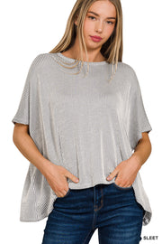 Looking For Answers Ribbed Top