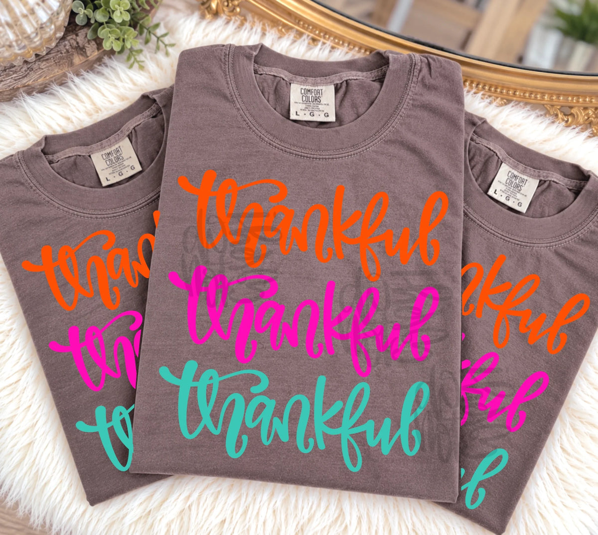 Thankful Thankful Thankful Graphic Tee | Youth & Adult Sizes