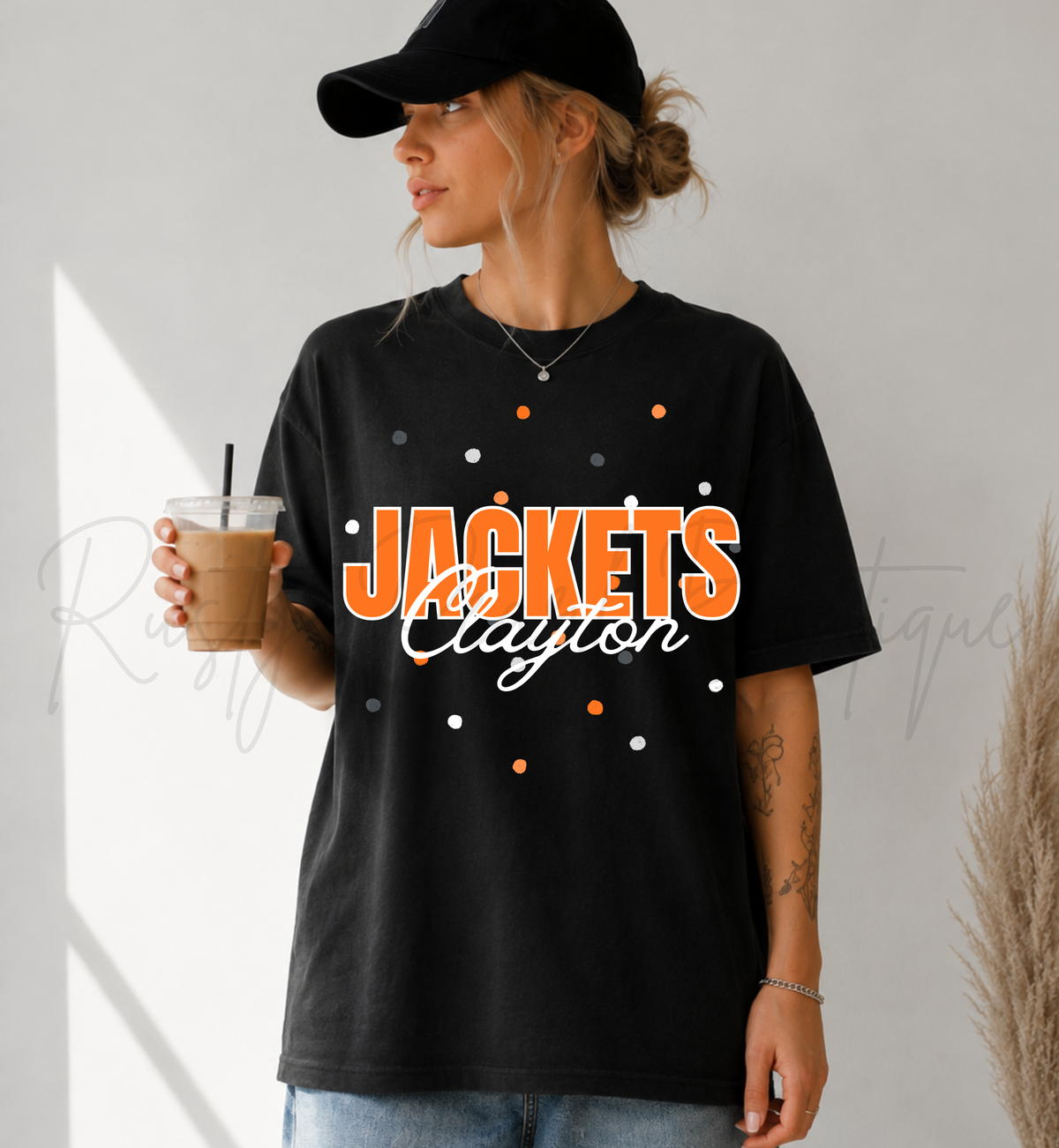 Clayton Jackets Polka Dot Graphic T-Shirt