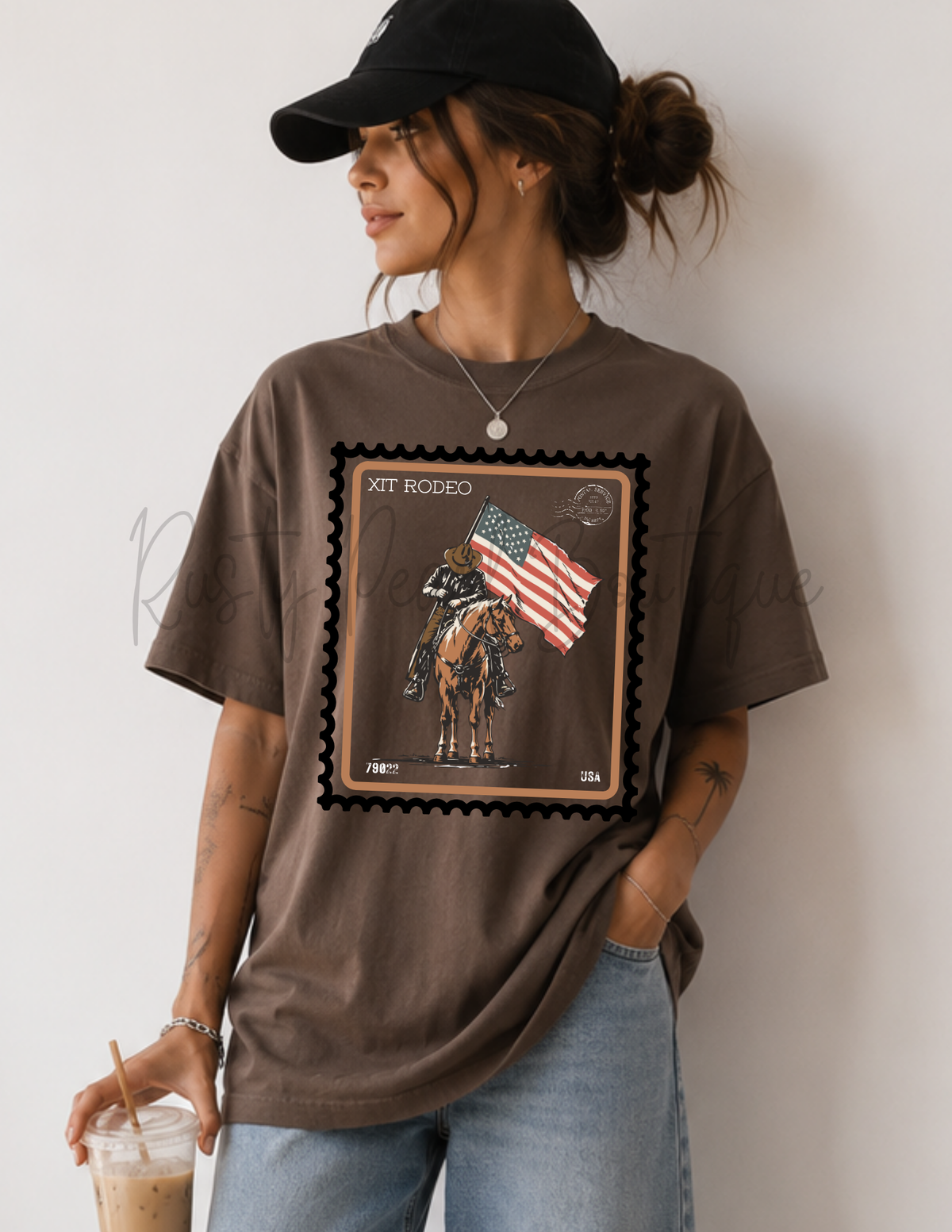 **PRE-ORDER** Vintage XIT Cowboy Stamp Graphic T-Shirt
