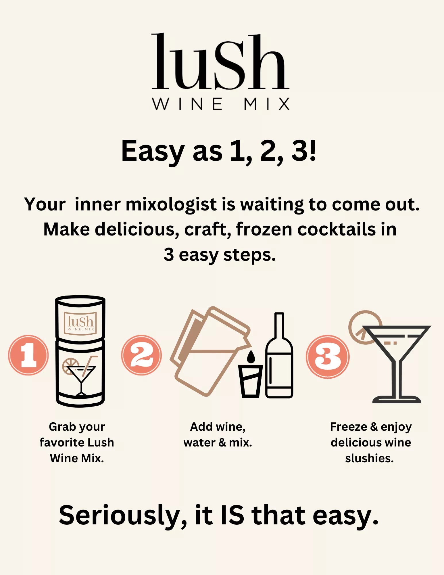Lush Wine Mix - Multiple Flavors