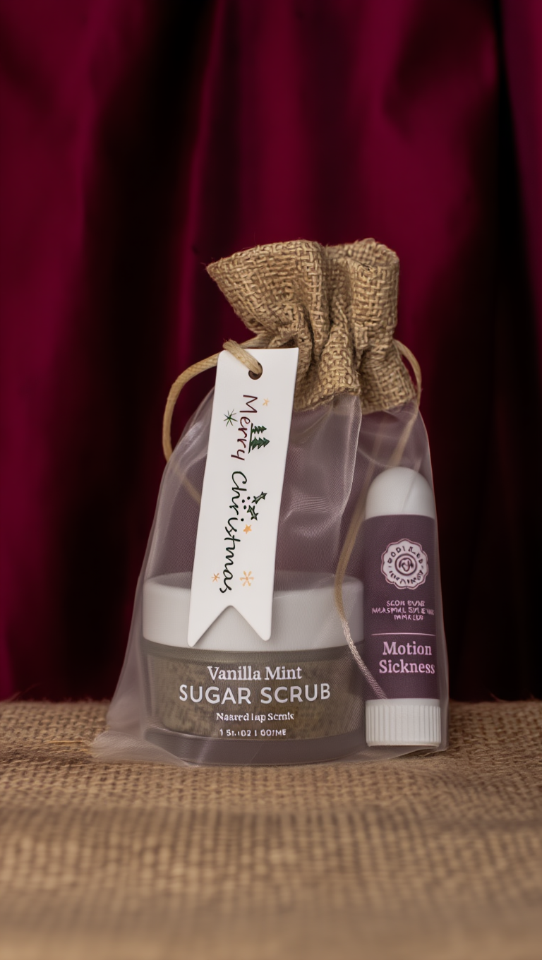 Vanilla Mint Sugar Scrub & Inhaler | Stocking Stuffer