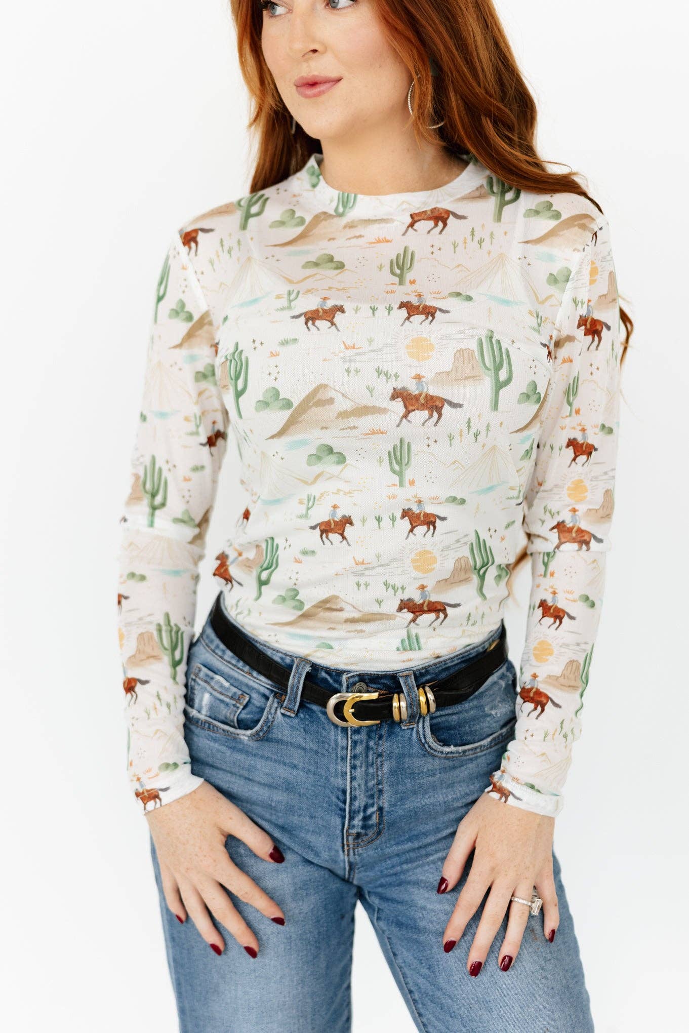Range Cowboy Mesh Top