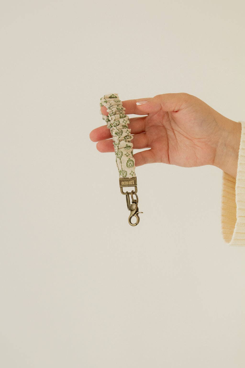 Vintage Green Ornament Keychain