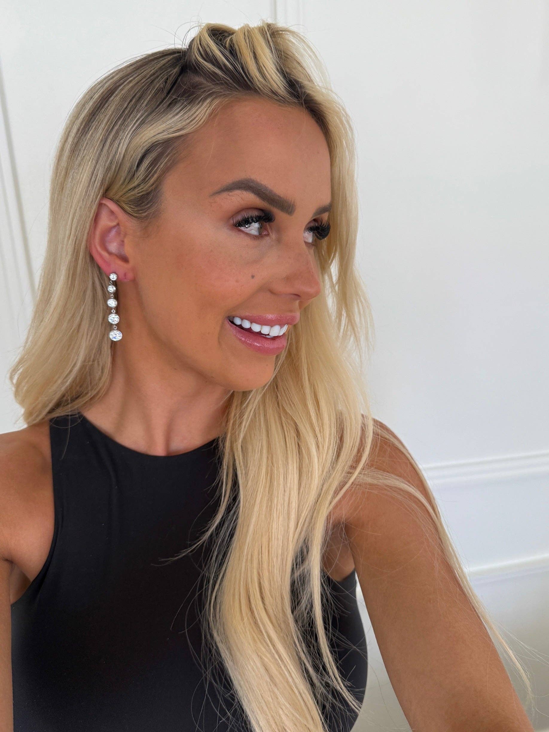 Polly Gold Diamond Earrings