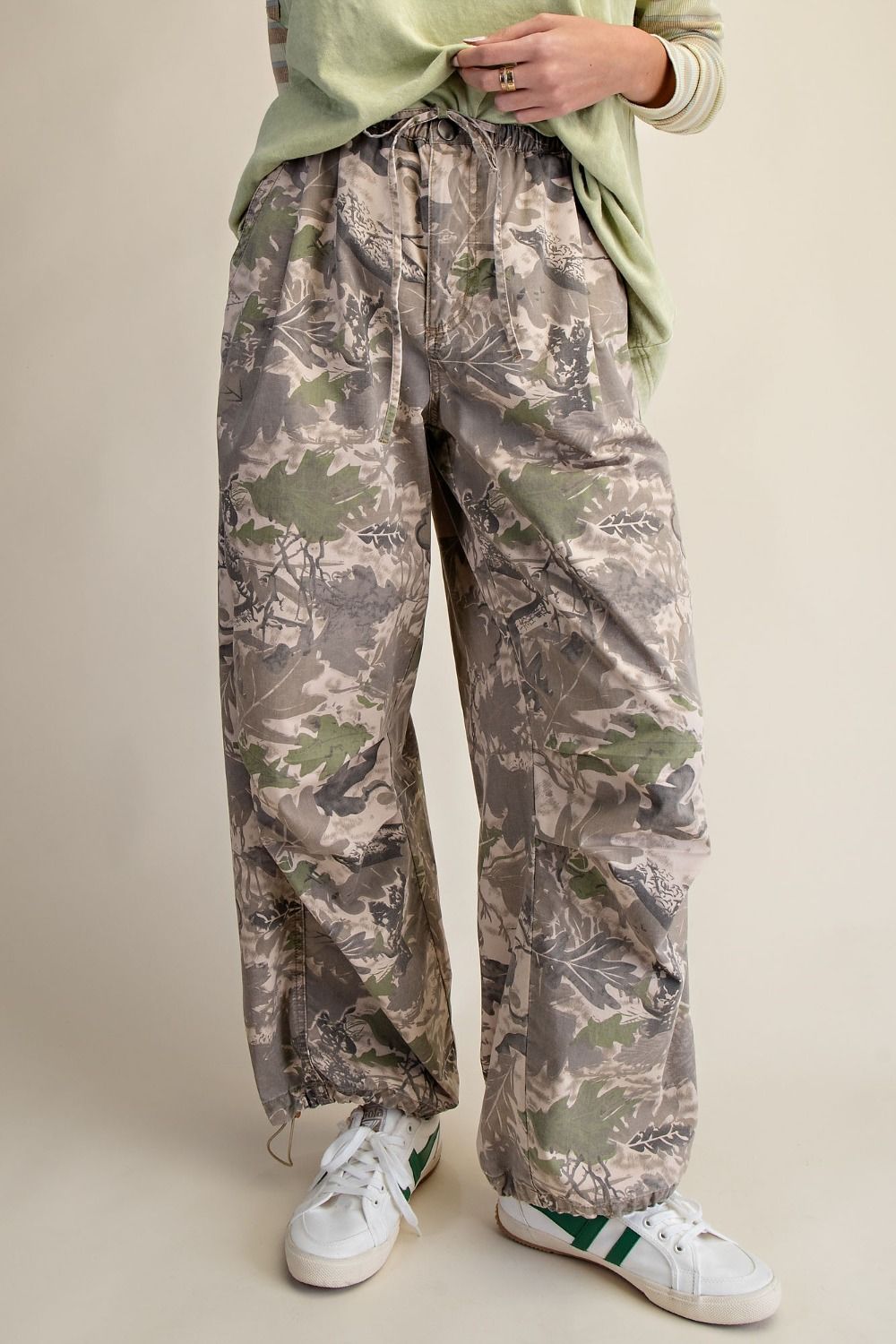 Camouflage Washed Twill Pants