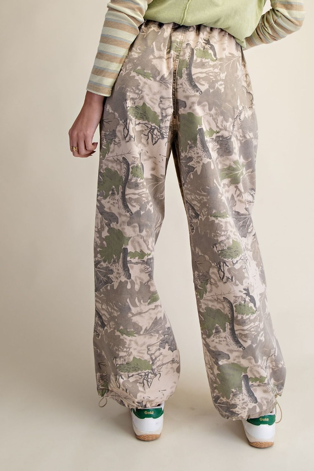 Camouflage Washed Twill Pants