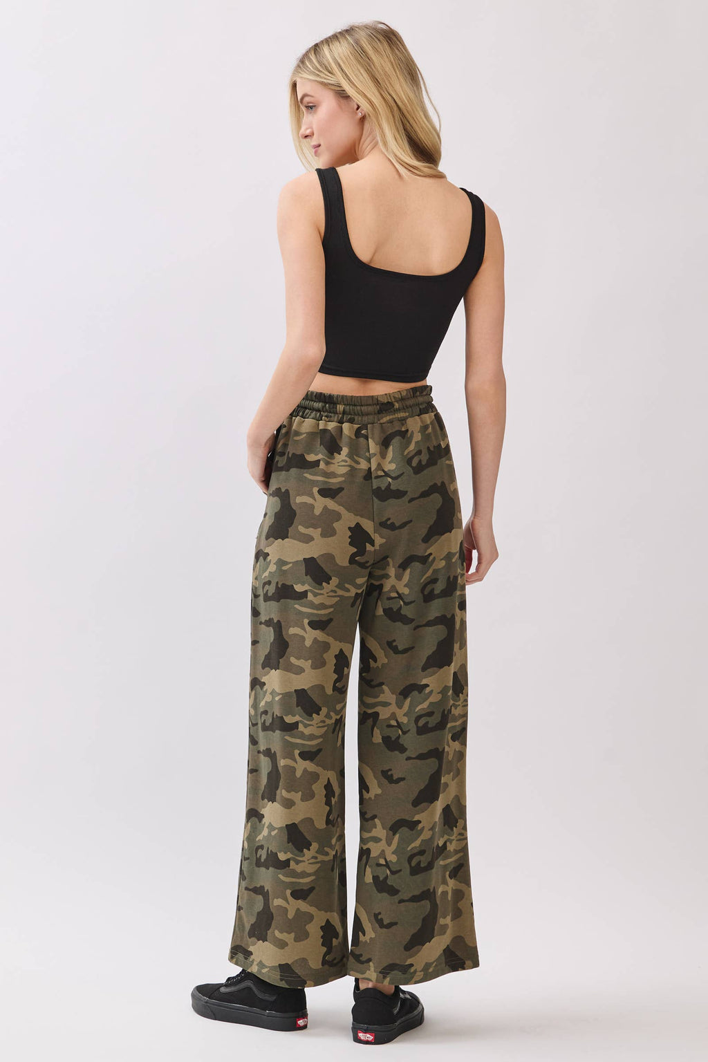 Camo Wide Leg Pants