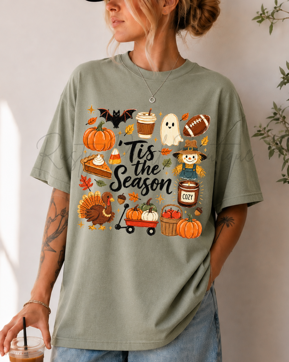 Fall Tis The Season Graphic T-Shirt