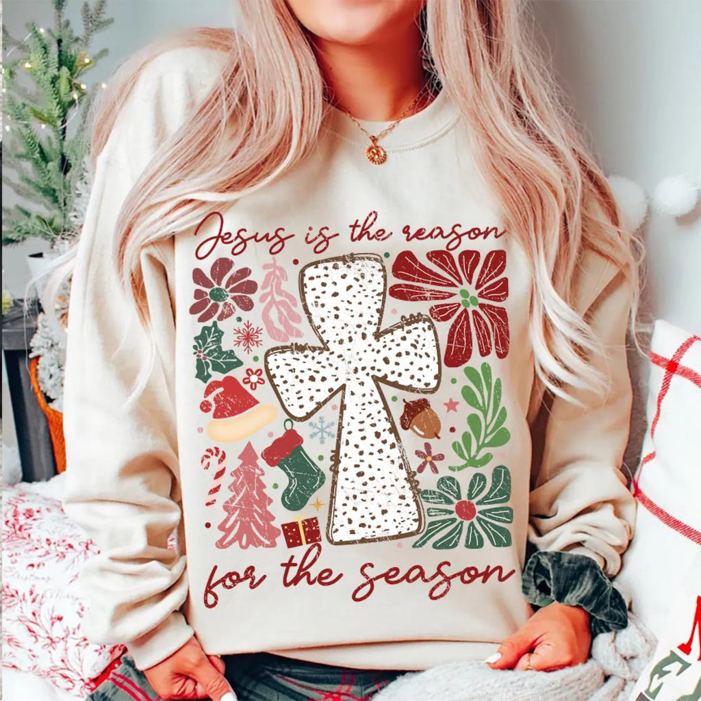Jesus Is The Reason Christmas Graphic T-Shirt