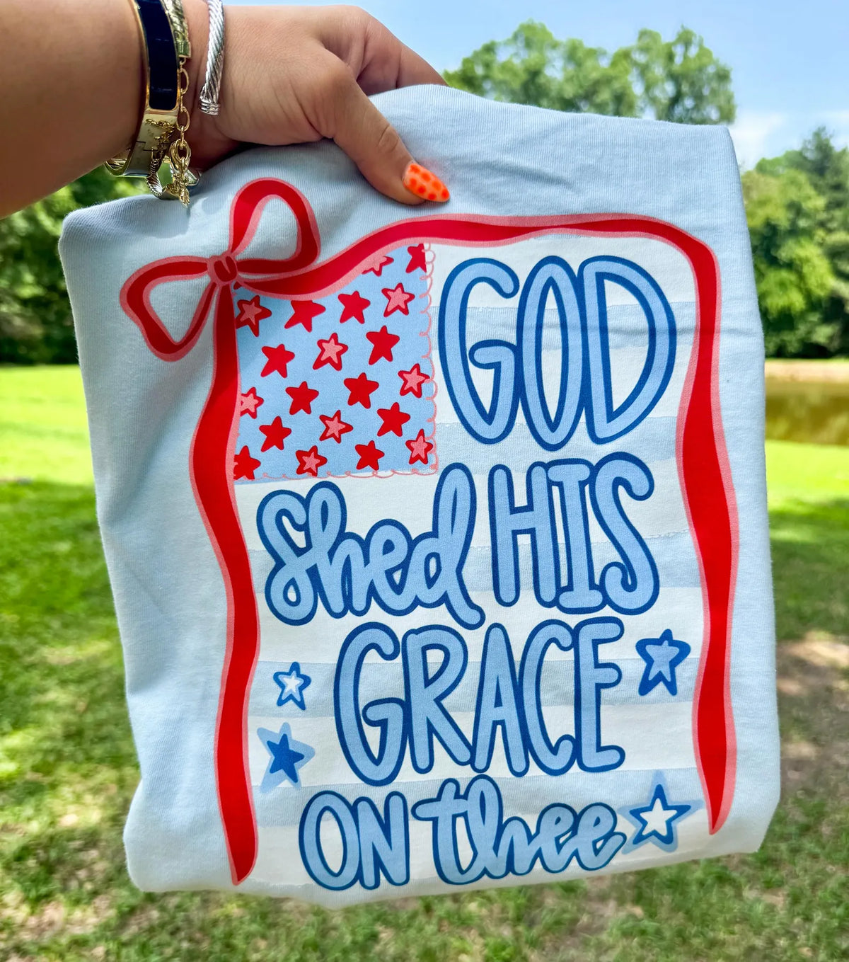 God Shed His Grace On Thee Graphic T-Shirt