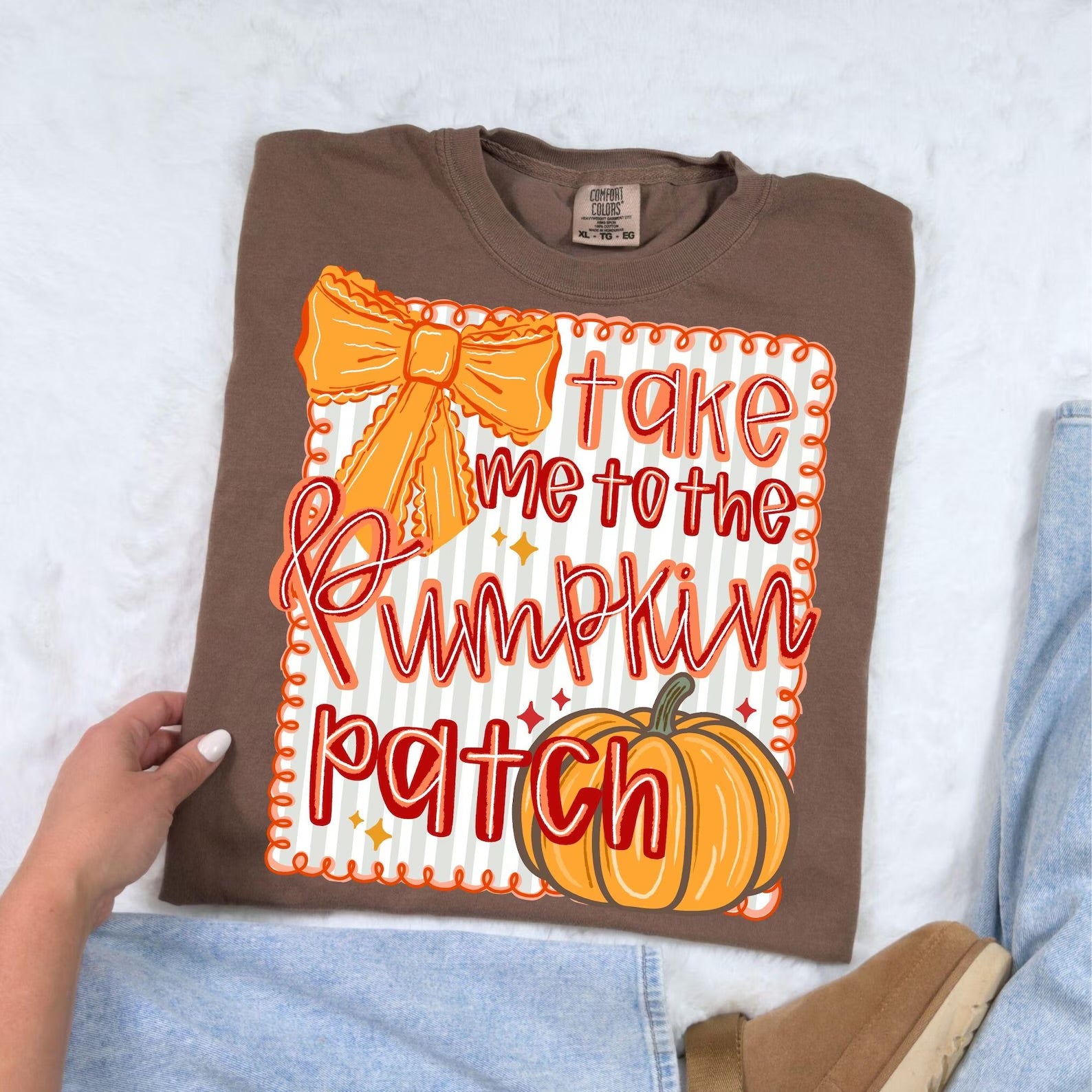 Take Me To The Pumpkin Patch Graphic T-Shirt