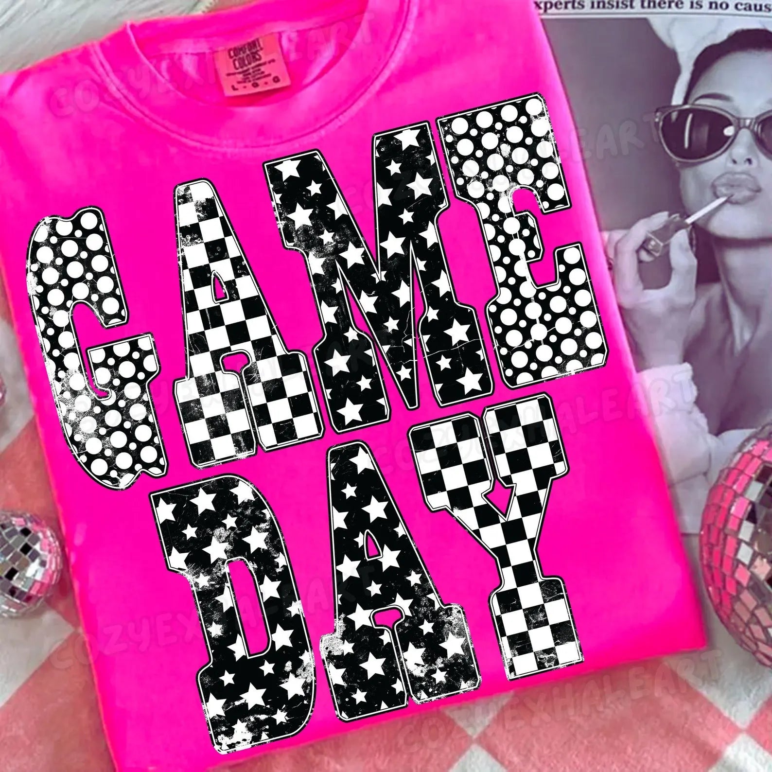 Game Day - Custom Color Graphic T-Shirt