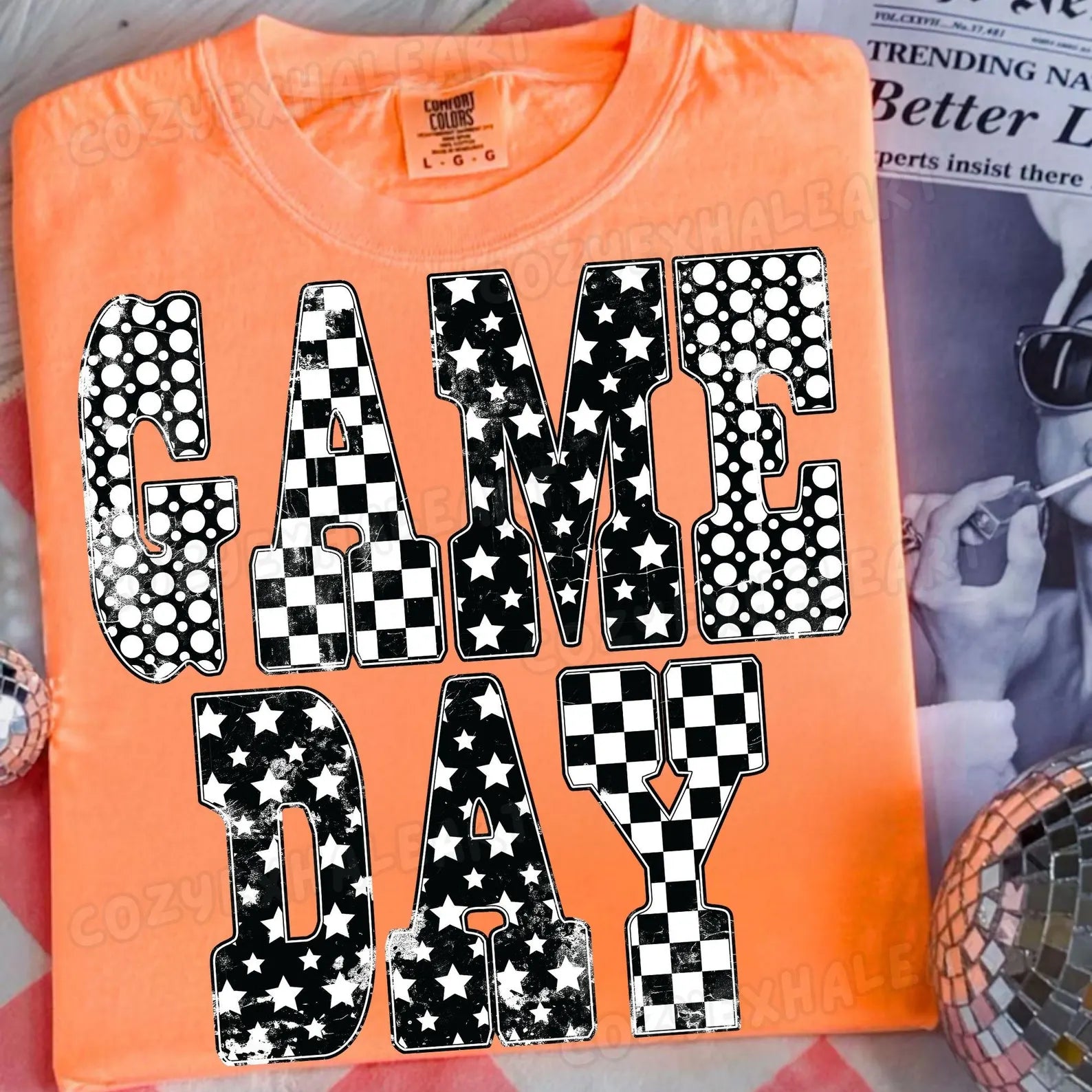 Game Day - Custom Color Graphic T-Shirt
