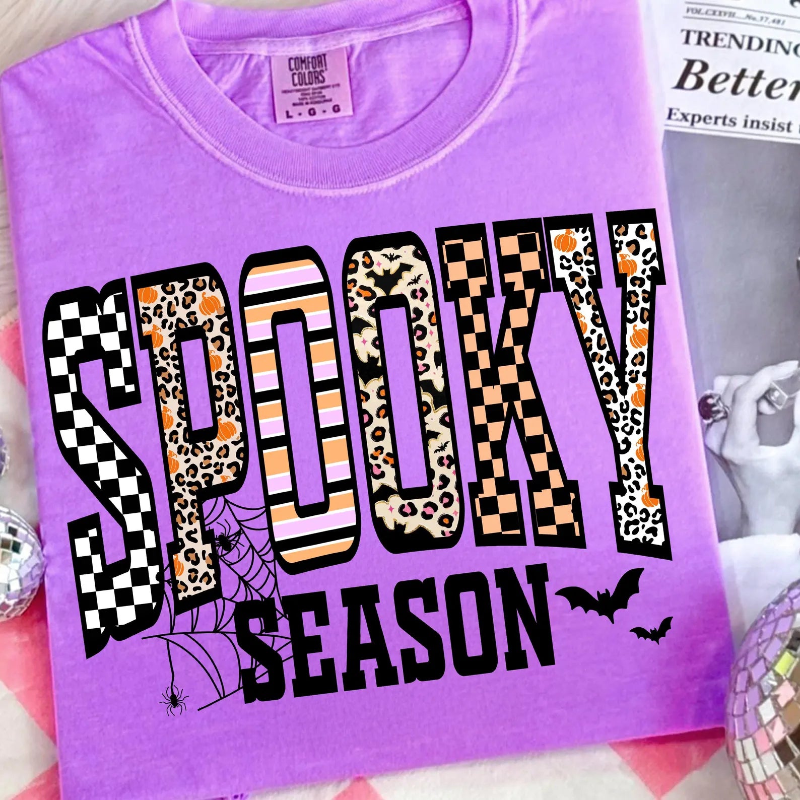 Spooky Season Graphic T-Shirt - Your Choice of T-Shirt Color!
