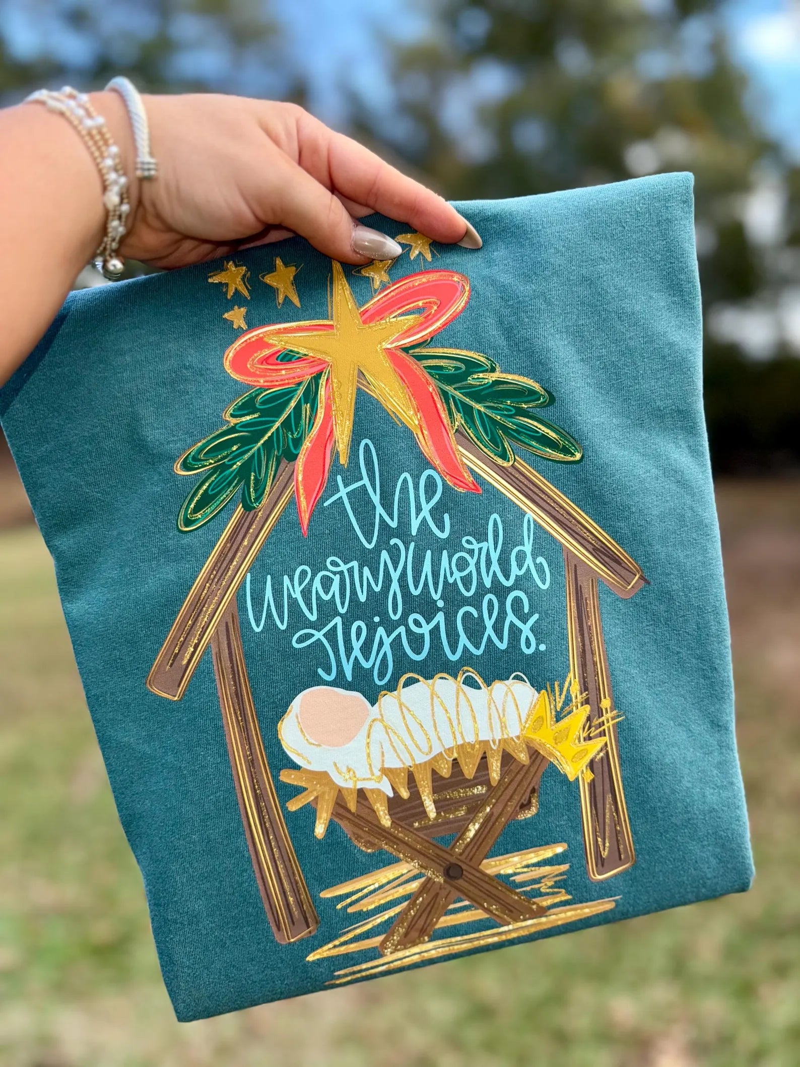 The Weary Wold Rejoices Graphic T-Shirt