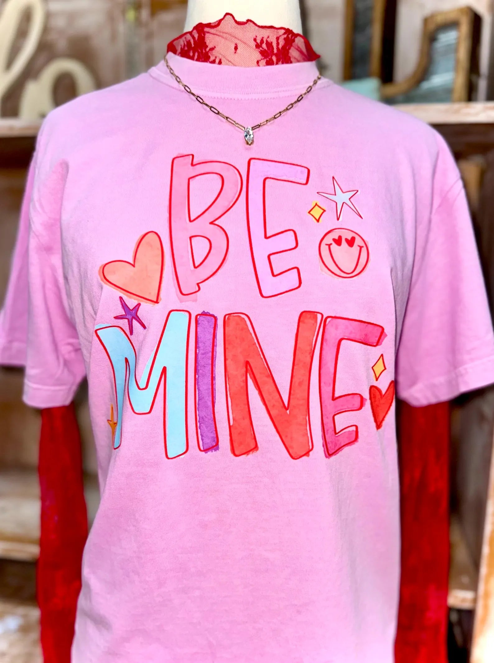 Doodle Be Mine Graphic T-Shirt