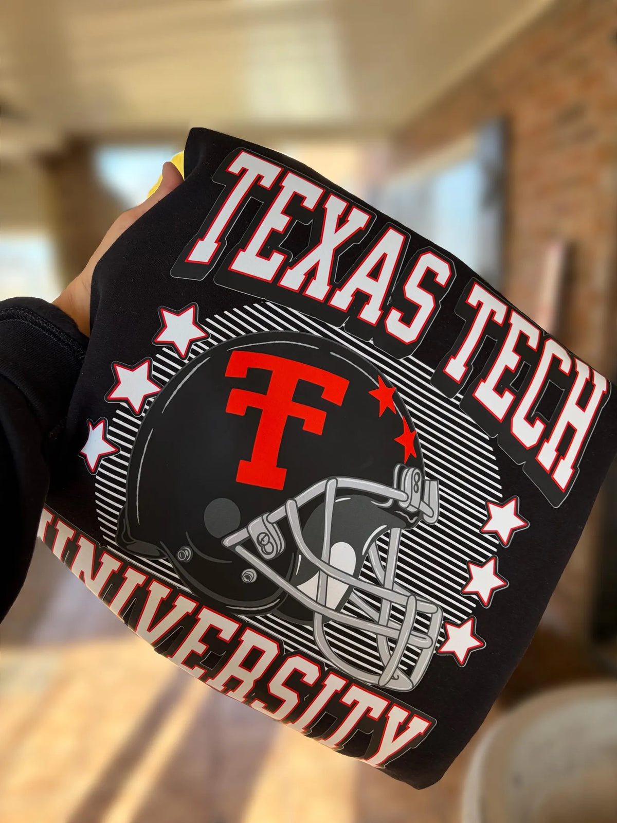 Texas Tech University Football Helmet Graphic T-Shirt or Sweatshirt!