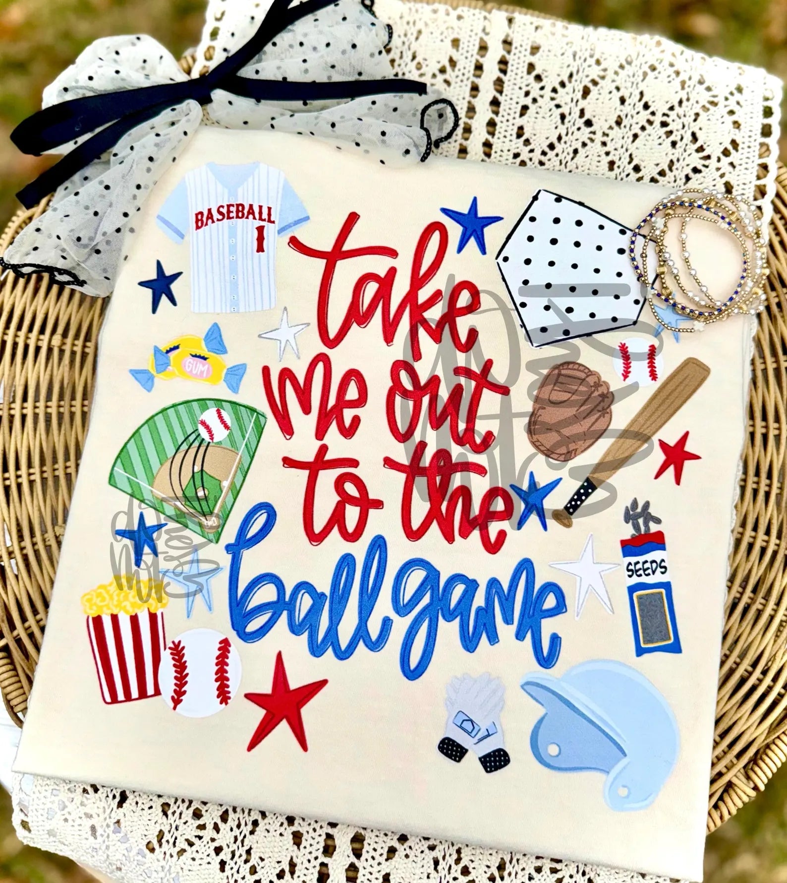 Take Me Out To The Ballgame Graphic T-Shirt