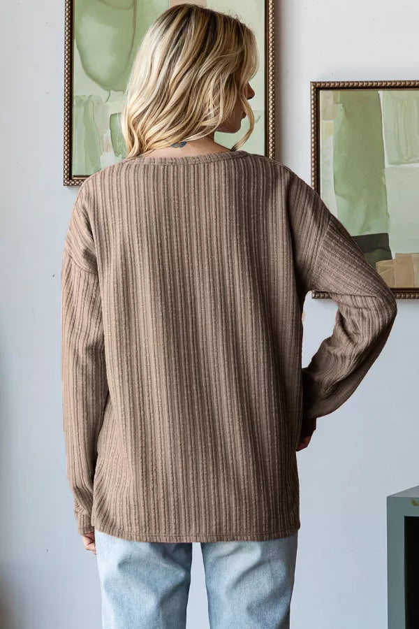 Think Of Me Textured Top
