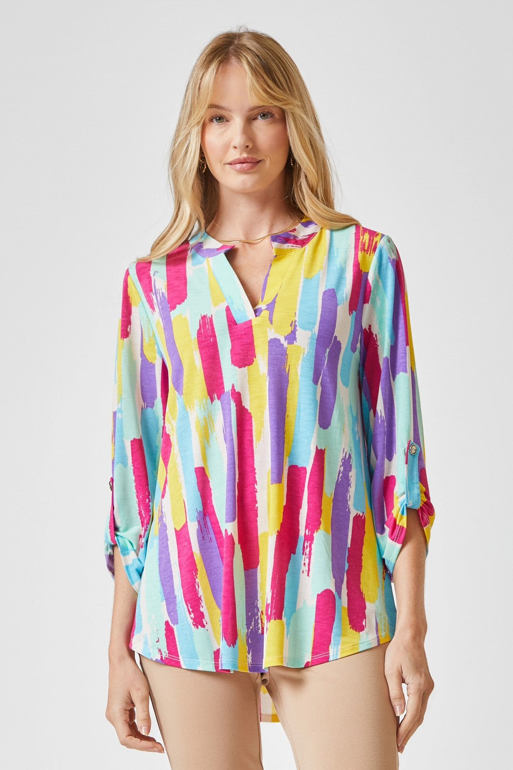 Dusk To Dawn Abstract Blouse - Regular & Curvy