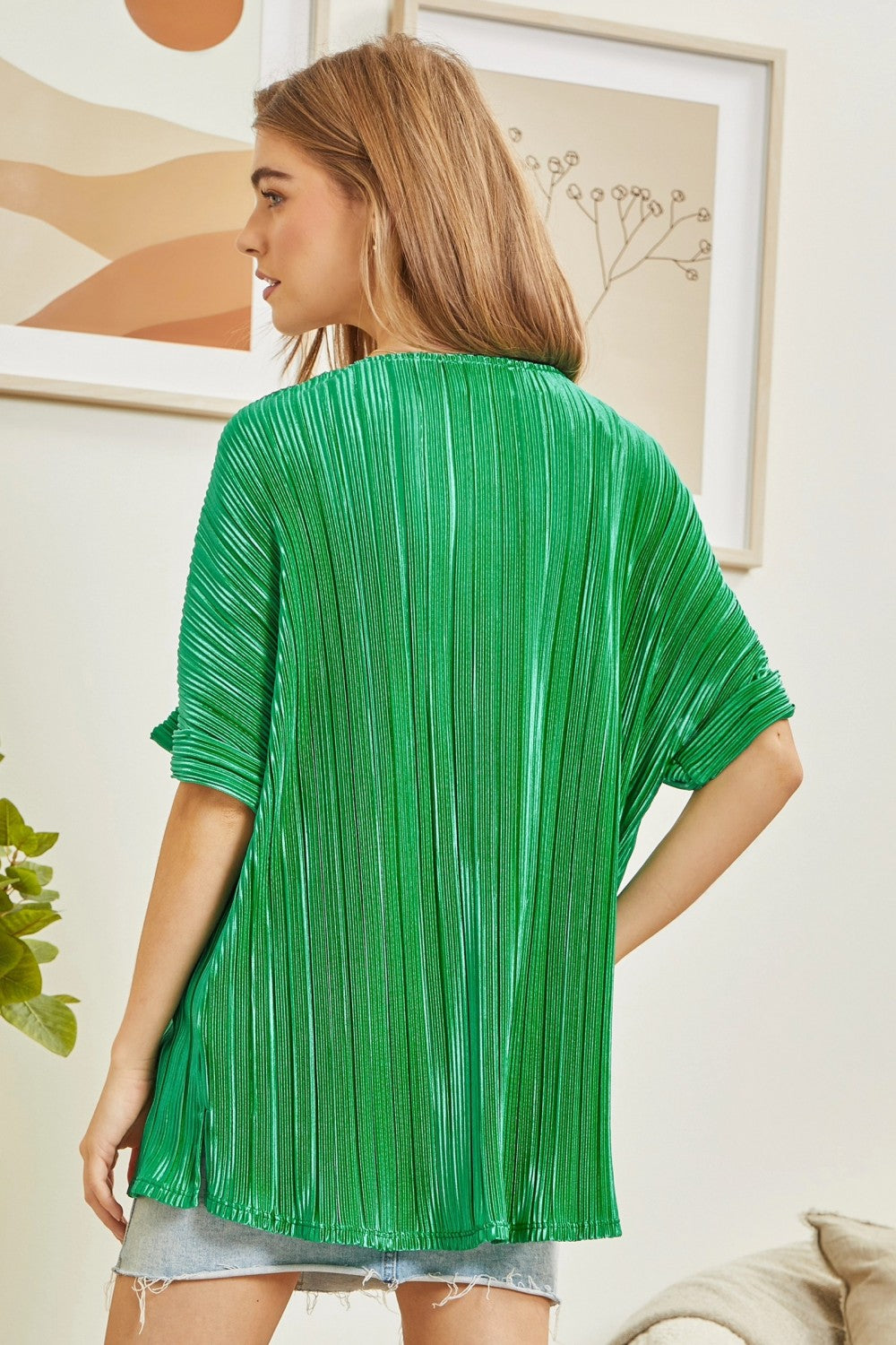 Making It Look Easy Pleated Blouse - Multiple Colors!