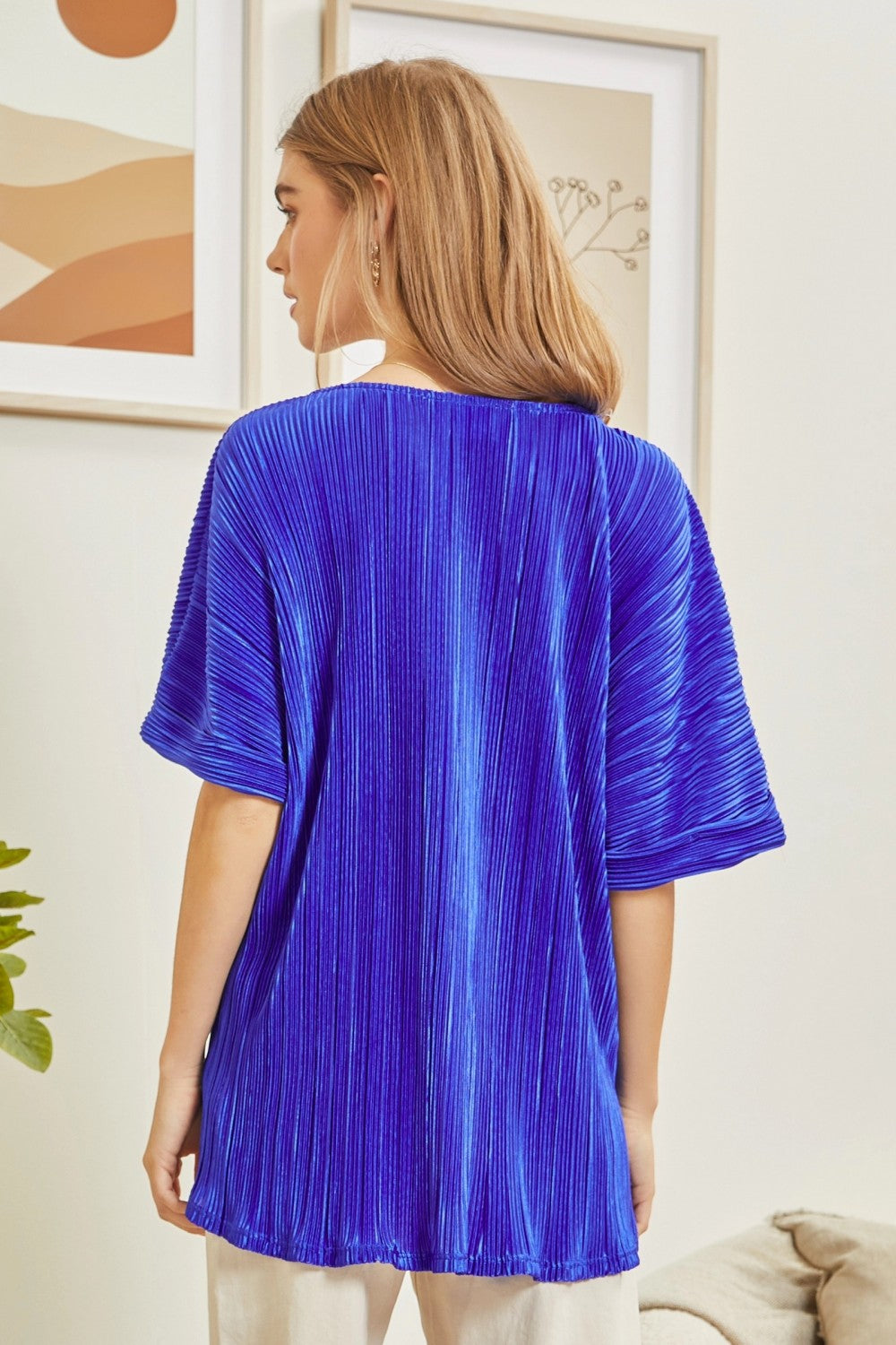 Making It Look Easy Pleated Blouse - Multiple Colors!