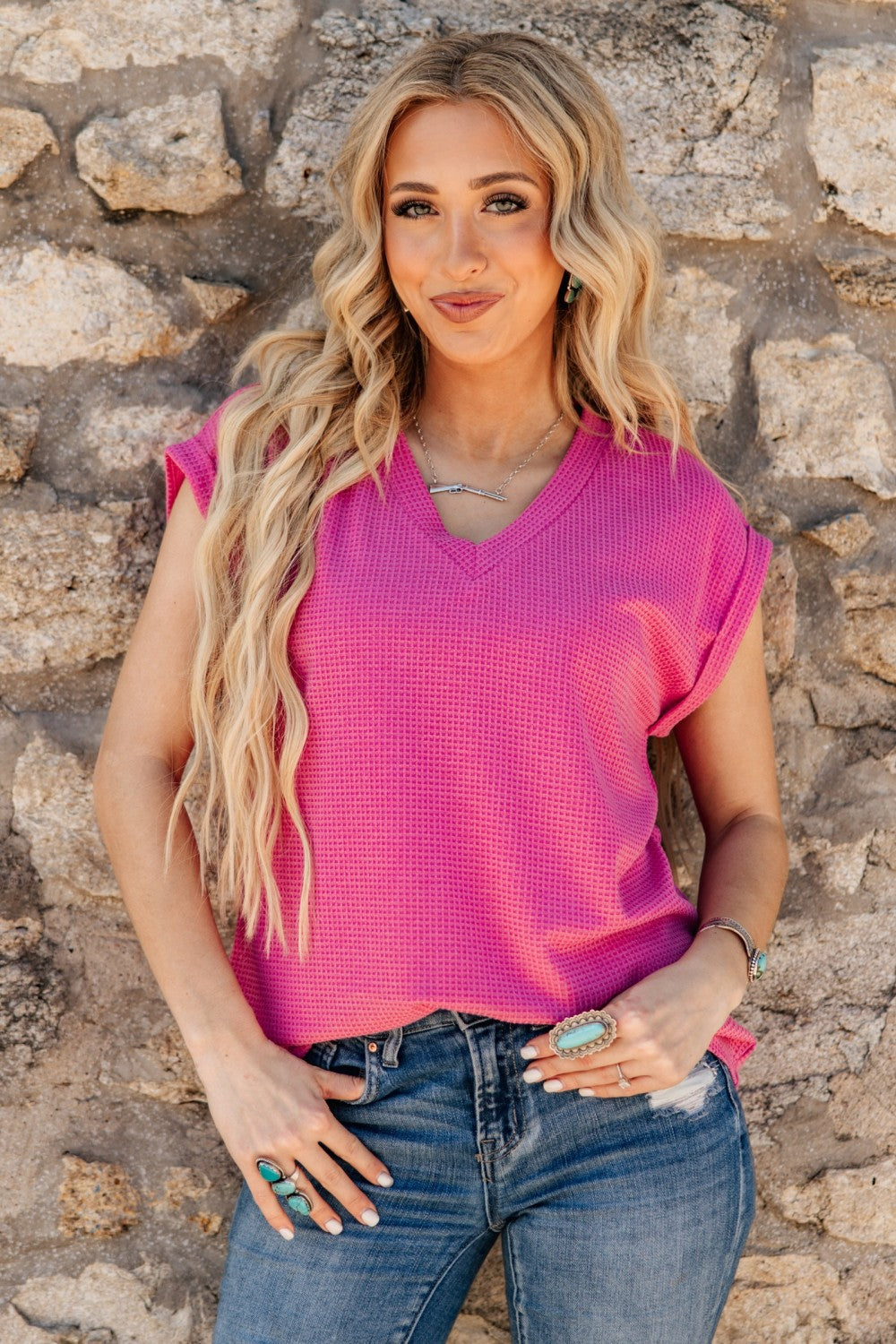 Invest In You Pink Top