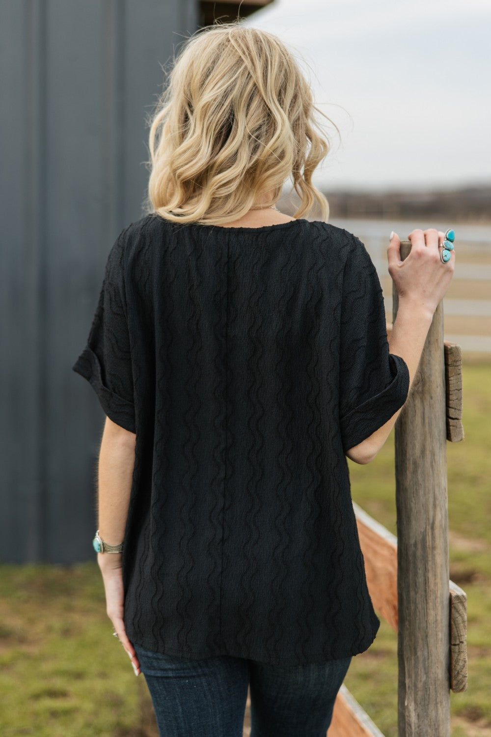 Touch Of Elegance Black Top