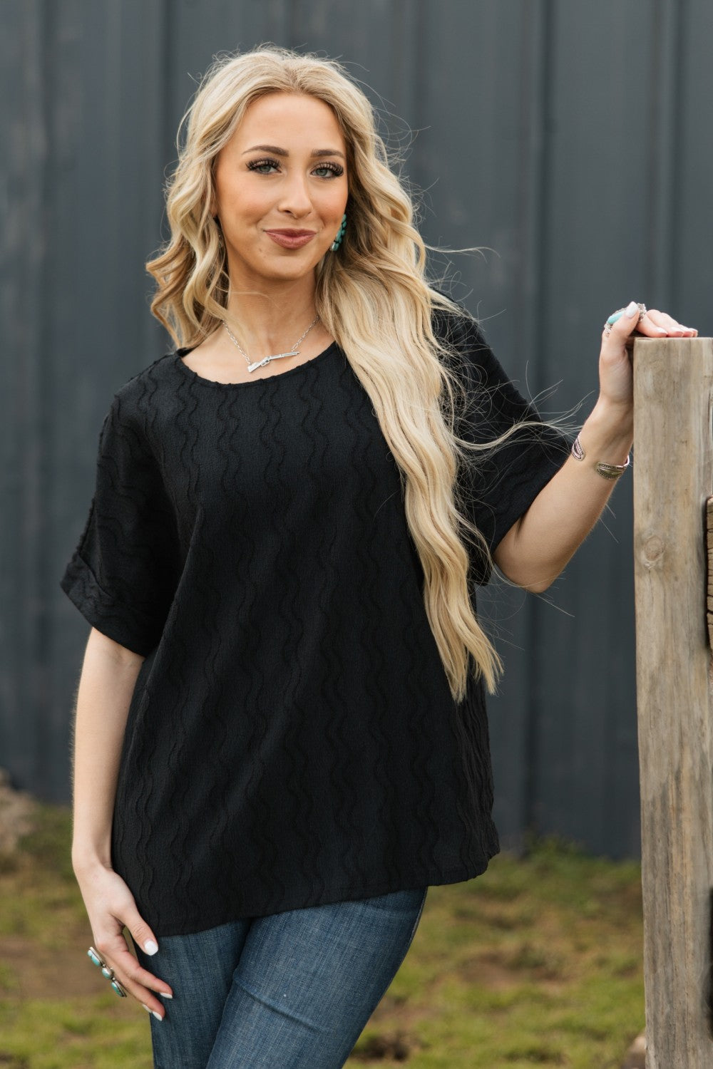 Touch Of Elegance Black Top